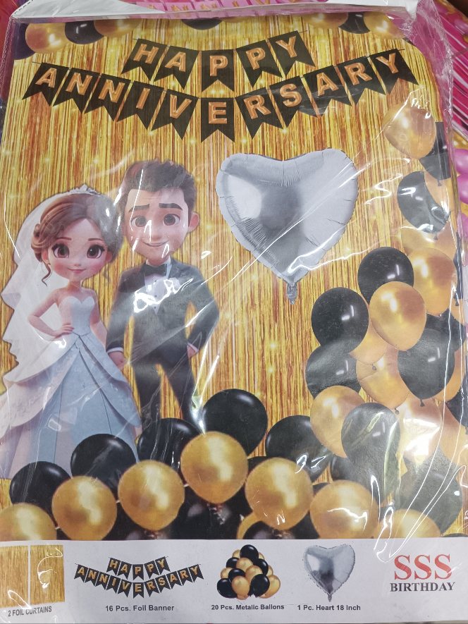 ANNIVERSARY DECORATION COMBO SET,