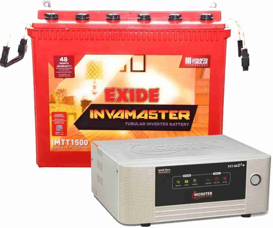 IMTT1500+sw E2 +825 TUBULAR INVERTER BATTERY (150AH) 54month warranty 715VA.(COMBO)